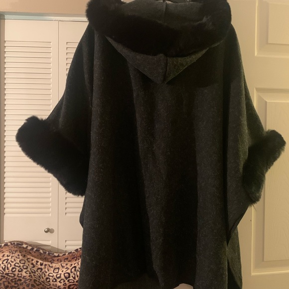 CARDIGAN GRAY SHAWL HOODIE. - Picture 10 of 12